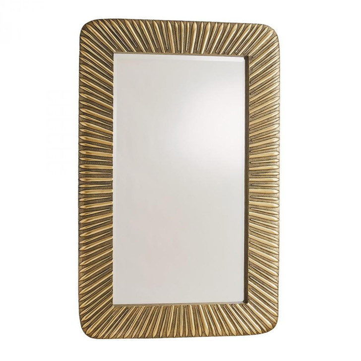 Global Views Valencia Antique Brass Mirror 