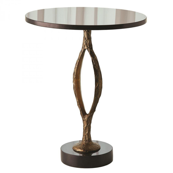Global Views Pod Antique Gold Accent Table 