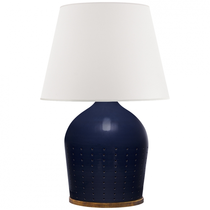 Ralph Lauren Halifax Blue Ceramic Large Table Lamp 