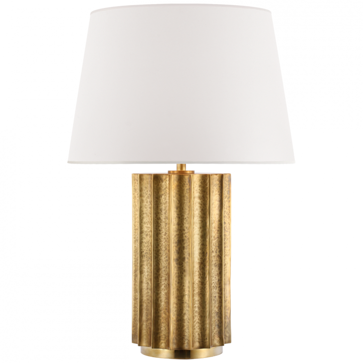 Ralph Lauren Kolber Natural Brass Medium Table Lamp 