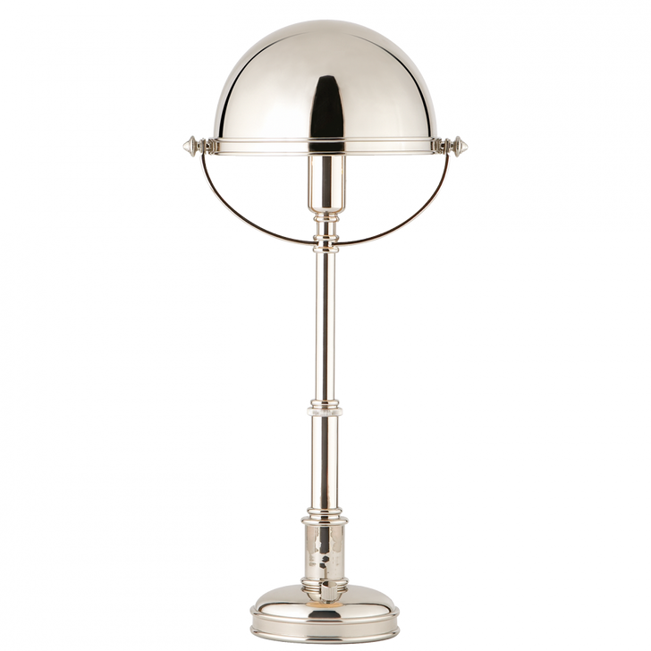 Ralph Lauren Carthage Polished Nickel Mini Lamp 