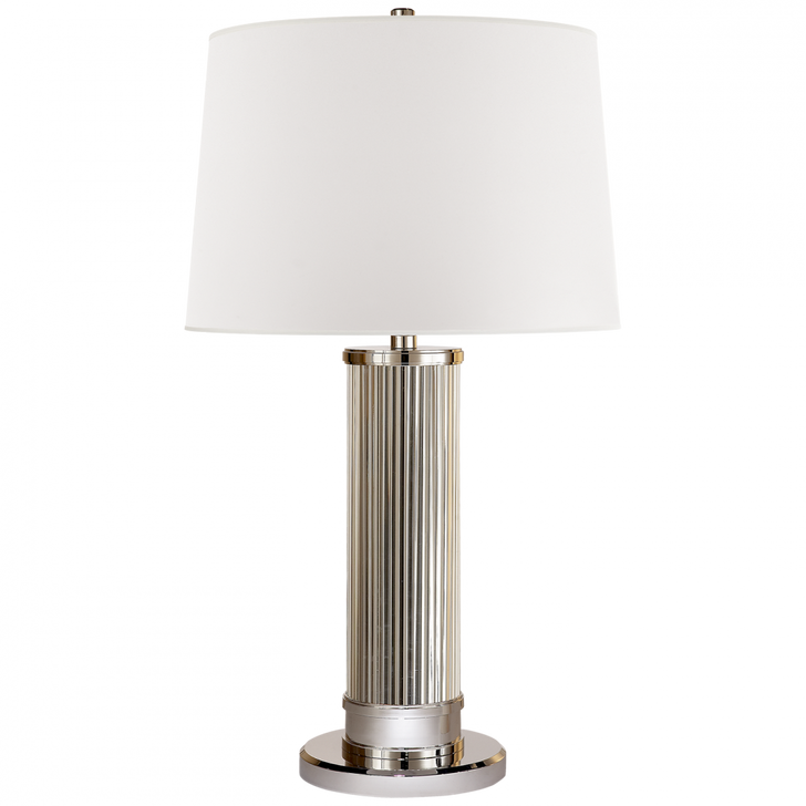 Ralph Lauren Allen Polished Nickel Table Lamp 