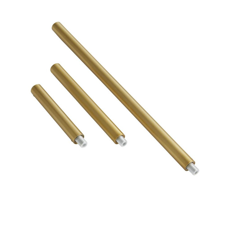 Extension Pipe, Antique Brass, (1) 4", (1) 6" and (1) 12" (PIPE-180 3FP7J)