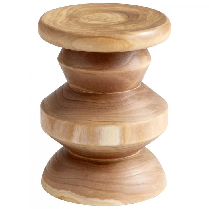 Summer Swirl Stool, Walnut, Wood, 18"H (5984 1EEWQ)