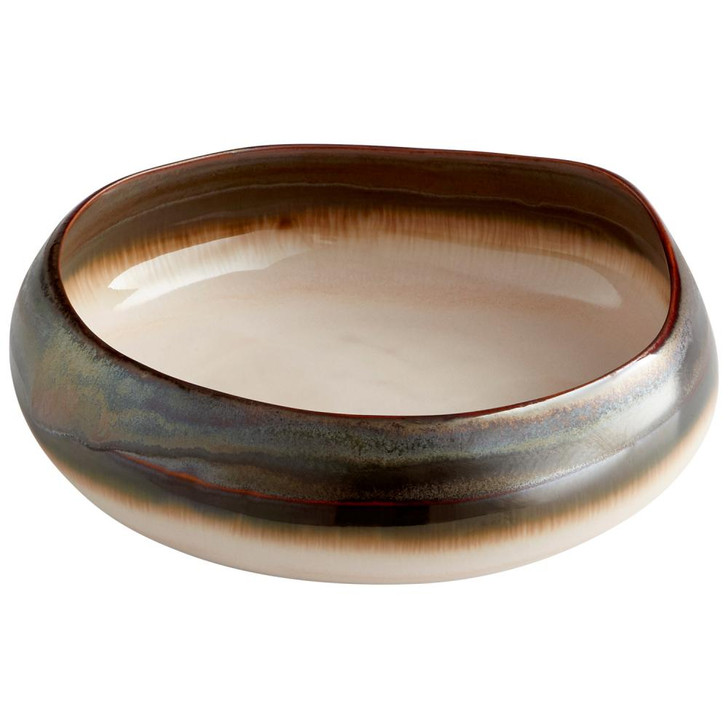 Allurement Bowl, Desert Sand, Ceramic, 8"W (10824 MGP4M)