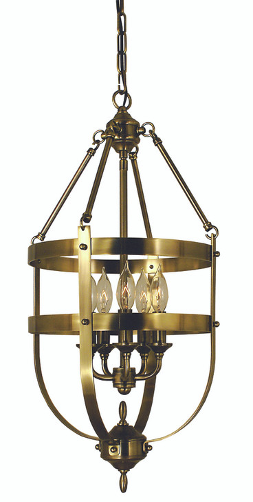 Hannover Chandelier, 5-Light, Brushed Nickel, 12.5"W (1016 BN 9M6HQ)