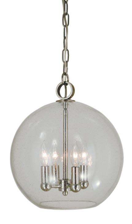 Jupiter Mini Chandelier, 4-Light, Polished Nickel, 12"W (4839 PN 9Q94Y)