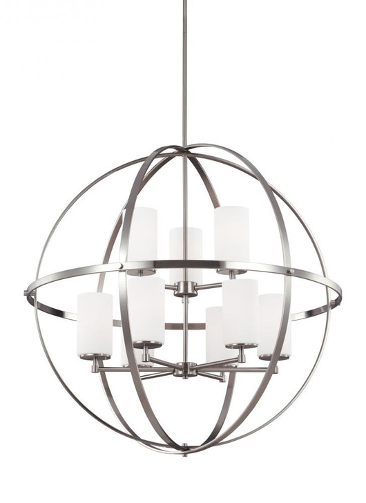 Nine Light Chandelier, Generation Lighting - Seagull 3124609-962 9NHXV