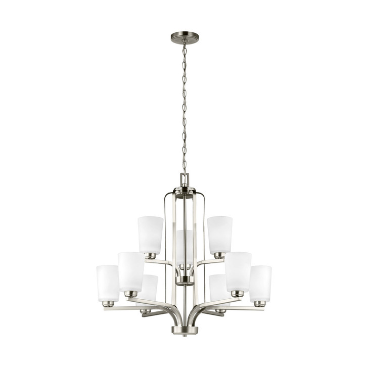 Nine Light Chandelier, Generation Lighting - Seagull 3128909-962 9VT3J