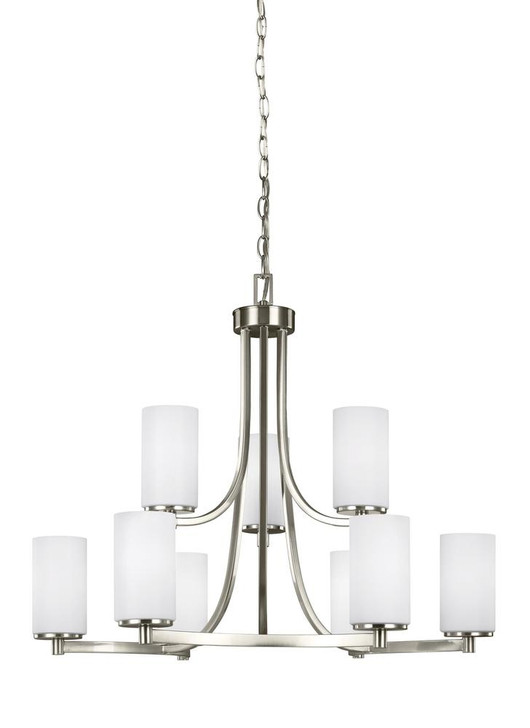 Nine Light Chandelier, Generation Lighting - Seagull 3139109EN3-962 9VT4T