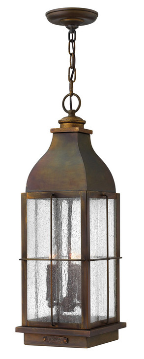 Bingham Outdoor Hanging Lantern, 3-Light, Sienna, 23.5"H (2042SN G7U7)