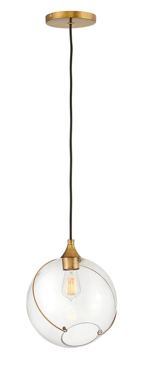 Skye Mini-Pendant, 1-Light, Heritage Brass, 10.75"W (30303HBR YF5C)