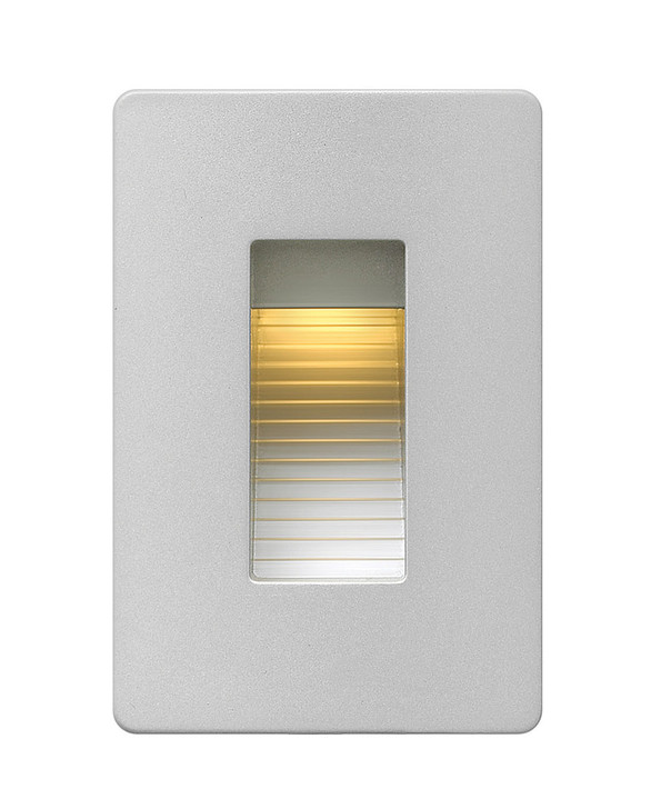 Luna Outdoor Landscape Step Light, 1-Light, LED, Vertical, Titanium, 4.5"H (58504TT N67V)