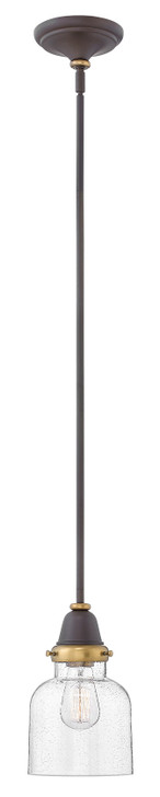 Academy Pendant, 1-Light, Oil Rubbed Bronze, 6.5"W (67073OZ VEH3)