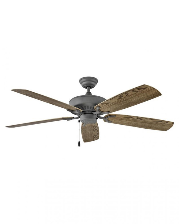 Oasis Ceiling Fan, 5-Blade, Graphite, Driftwood Blades, 60"W (901660FGT-NWA 9Q1PP)