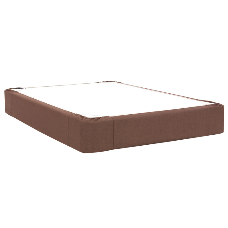 Twin Box Spring Cover, Sterling Chocolate, 10"H x 38"W x 75"L (240-202 302J4GY)