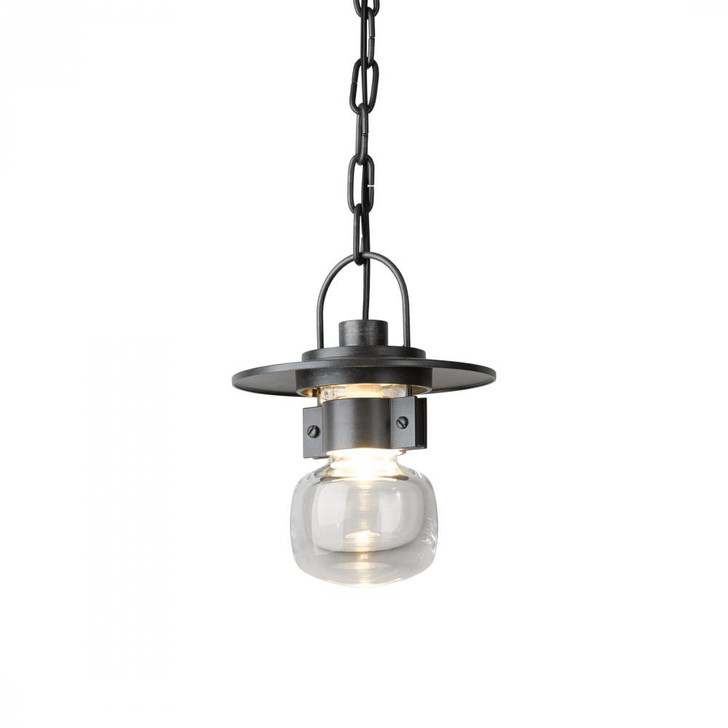 Mason Outdoor Pendant, 1-Light, Coastal Dark Smoke, Clear Glass, 7.2"W (363001-SKT-77-ZM0435 3WEUCL)