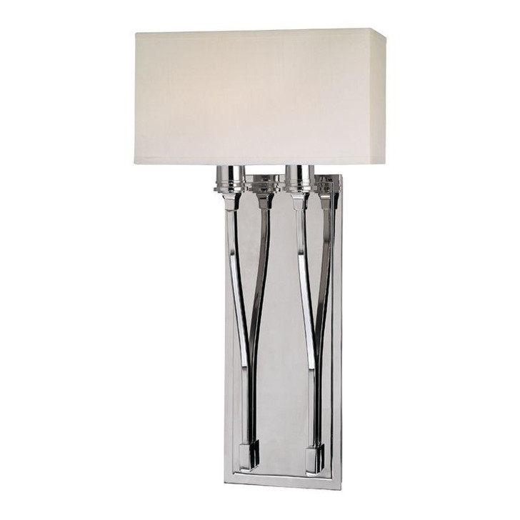 Selkirk Wall Sconce, 2-Light, Nickel, 20"H (642-PN 9P6C2)