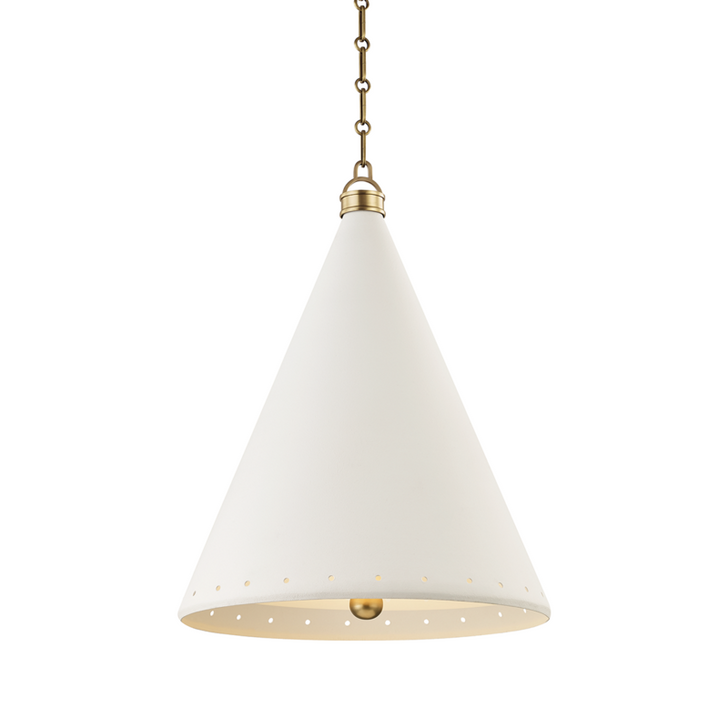 2-Light LARGE PENDANT, Hudson Valley MDS402-AGB/WP A5GKP