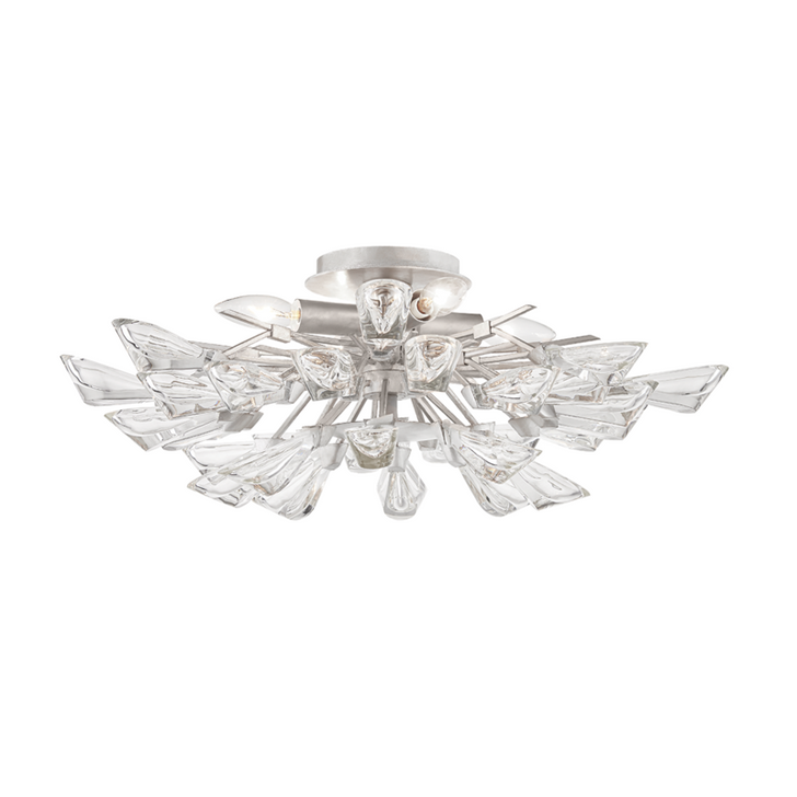 Tulip Semi-Flush Mount, 4-Light, Silver, 23.25"W (7223-SL A5LH0)