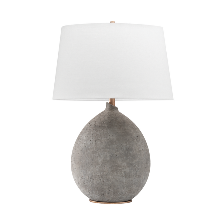DENALI Table Lamp, 1-Light, Gray, 28.5"H (L1361-GRY A5MFE)