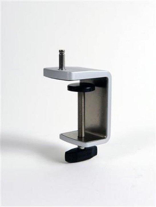 One-piece Desk Clamp for Z-Bar, Mosso Pro, Splitty Desk Series, Silver (MT01C3-SIL 407U8RR)