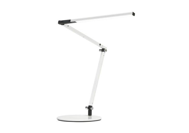 Z-Bar Mini Desk Lamp, Base, Warm Light, LED, White, 12.75"H (AR3100-WD-WHT-DSK 407U8QT)