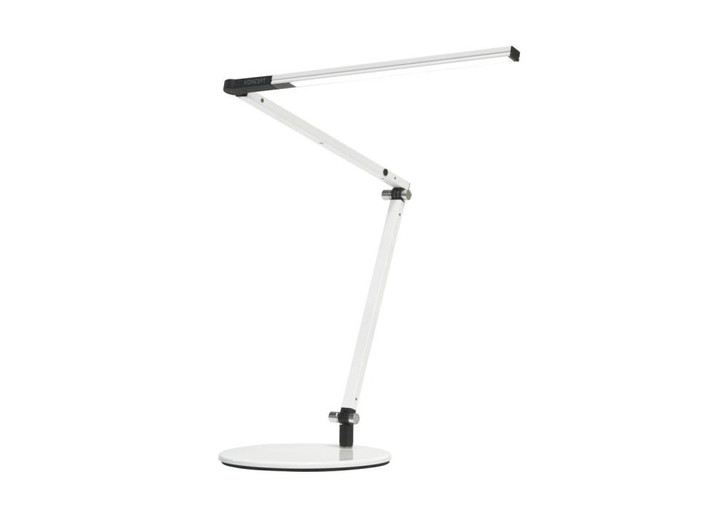 Z-Bar Mini Desk Lamp, Grommet Mount, Warm Light, LED, White, 12.75"H (AR3100-WD-WHT-GRM 407UAQU)