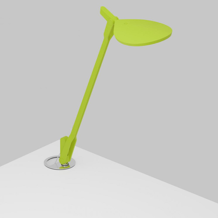 Splitty Desk Lamp, Grommet Mount, LED, Matte Leaf Green, 17"H (SPY-W-MLG-USB-GRM 407UDNT)