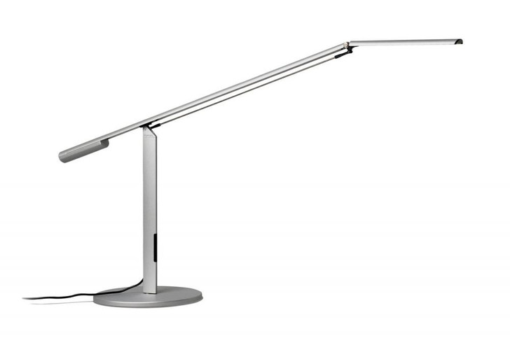 Equo Desk Lamp, Cool Light, LED, Silver, 24.5"H (ELX-A-C-SIL-DSK 407U8T5)