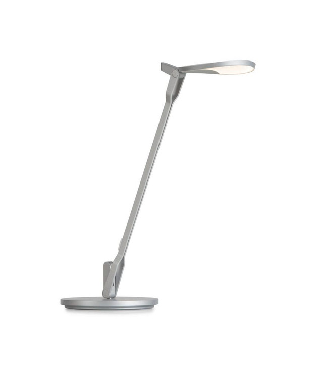 Splitty Desk Lamp, LED, Silver, 17"H (SPY-W-SIL-USB-DSK 407UDN6)