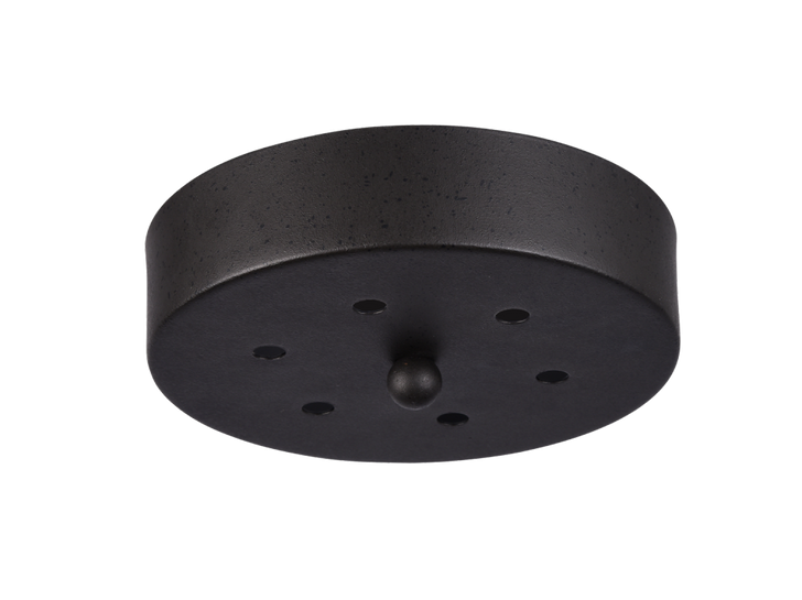 Multi Ceiling Canopy (Line Voltage), Rusty Black, 6.75"W (CNP0206RB 305UP89)