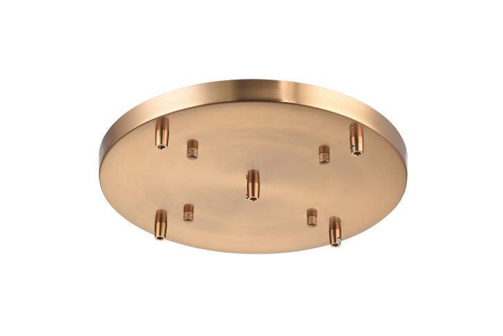 Multi Ceiling Canopy, Aged Gold Brass, 13.88"W (CP0105AG 305XL0X)