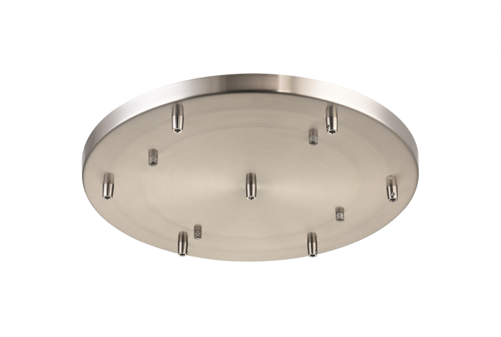 Multi Ceiling Canopy (Line Voltage), Brushed Nickel, 18"W (P0107BN 305XL13)