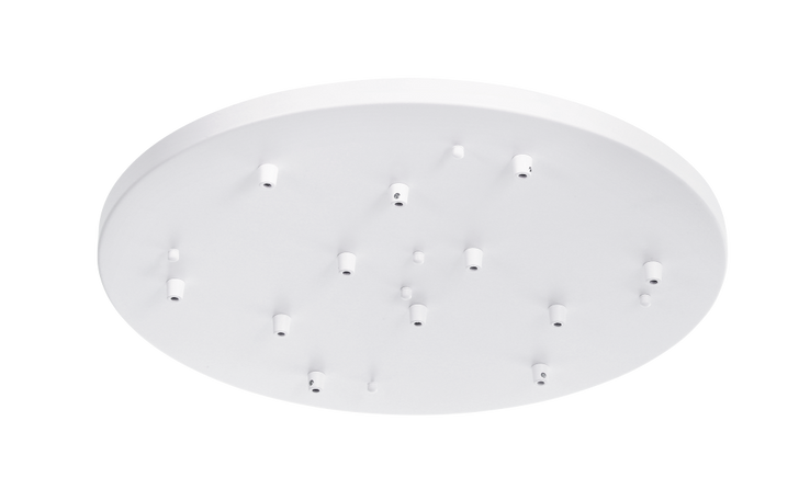 Multi Ceiling Canopy (Line Voltage), White, 23"W (CP0112WH 305XL1A)