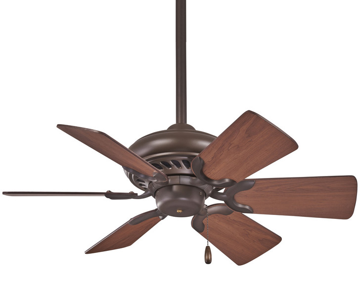 Supra Ceiling Fan, 6-Blade, Oil Rubbed Bronze, Medium Maple Blades, 32"W (F562-ORB 4FCJ)