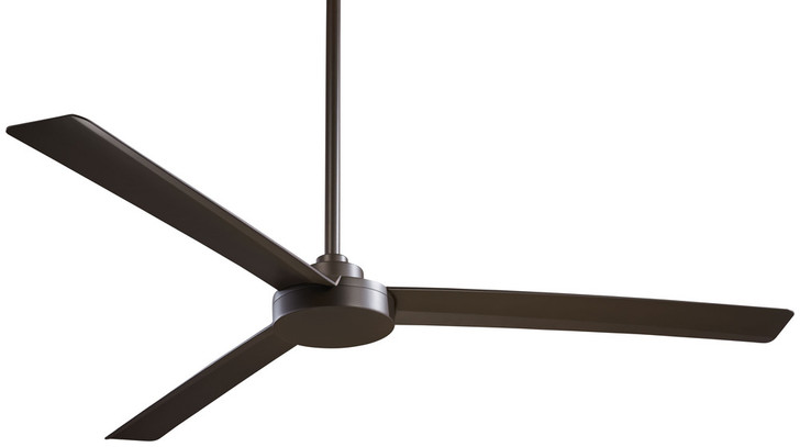 Roto XL Outdoor Ceiling Fan, 3-Blade, Oil Rubbed Bronze, Oil Rubbed Bronze Blades, 62"W (F624-ORB EMAE)