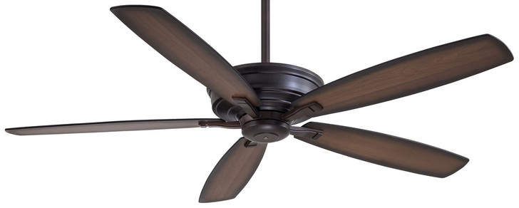 Kafe-XL Ceiling Fan, 5-Blade, Kocoa, Toned Med Maple/Dark Maple Blades, 60"W (F696-KA APK8)