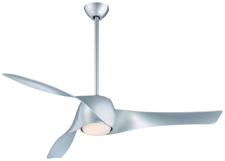 Artemis Ceiling Fan, 3-Blade, 1-Light, LED, Silver, Silver Blades, 58"W (F803DL-SL HL19)