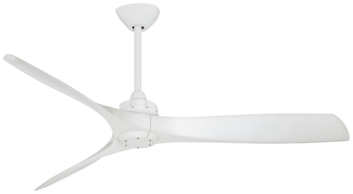 Aviation Ceiling Fan, 3-Blade, White, White Blades, 60"W (F853-WH EHD5)