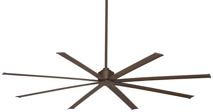 Xtreme H2O Outdoor Ceiling Fan, 8-Blade, Oil Rubbed Bronze, Oil Rubbed Bronze Blades, 84"W (F896-84-ORB EN94)