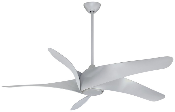 Artemis XL5 Ceiling Fan, 5-Blade, 1-Light, LED, Silver, Silver Blades, 62"W (F905L-SL EQ8C)