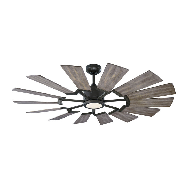 52" Prairie II - Aged Pewter, Visual Comfort & Co. Fan Collection 14PRR52AGPD 9QYH