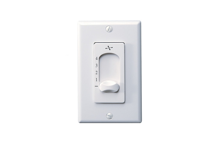 Wall Control - White, Visual Comfort & Co. Fan Collection ESSWC-3-WH 3KQQ