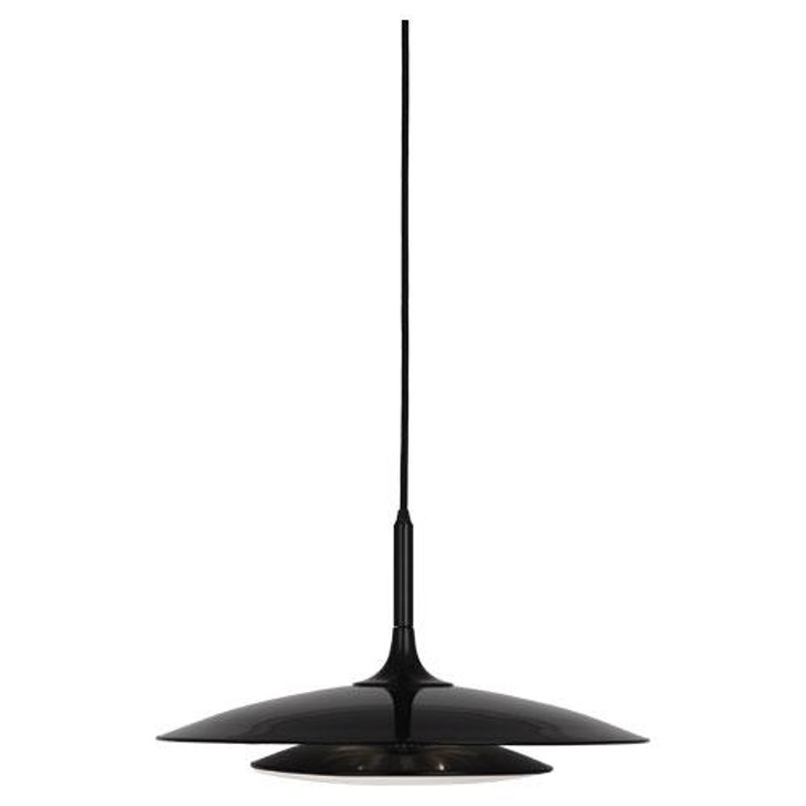 Axiom Pendant, 3-Light, Glossy Black, 18.5"W (B3390 27QFQ)