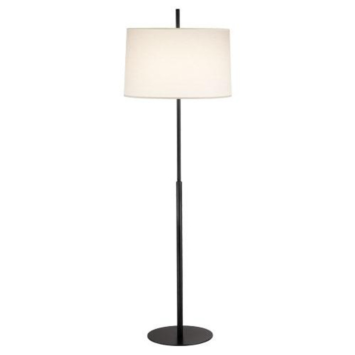 Echo Floor Lamp, 1-Light, Deep Patina Bronze, Fondine Fabric Shade, 63.75 (Z2171 27GN8)