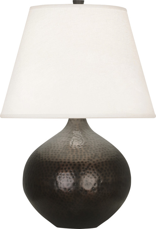 Dal Accent Lamp, 1-Light, Deep Patina Bronze, Oyster Linen Shade, 19.25"H (Z9870 2ERTE)