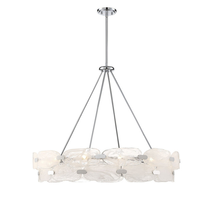 Vasare Pendant, 12-Light, Chrome, 31"H (7-2351-12-11 1QZP1)