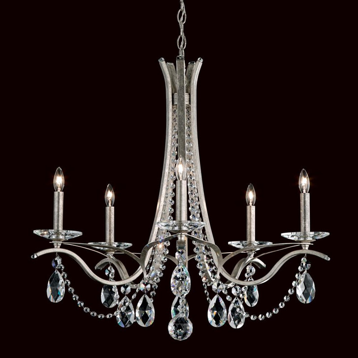 Vesca Chandelier, 5-Light, French Gold, Clear Heritage Crystal, 29"W (VA8335N-26H 1HWQZH)