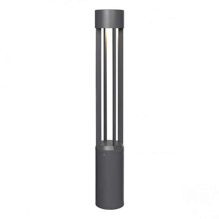 Turbo Outdoor Bollard, 1-Light, LED, Charcoal, 41"H (700OBTUR8404220CHUNVSPC 7039XP6)